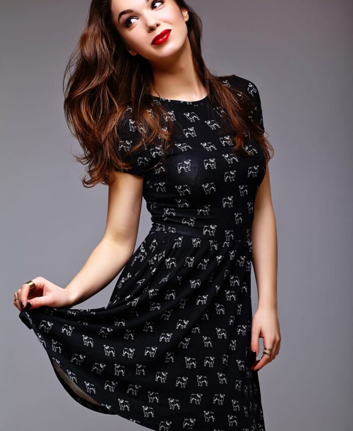 Pug Print Skater